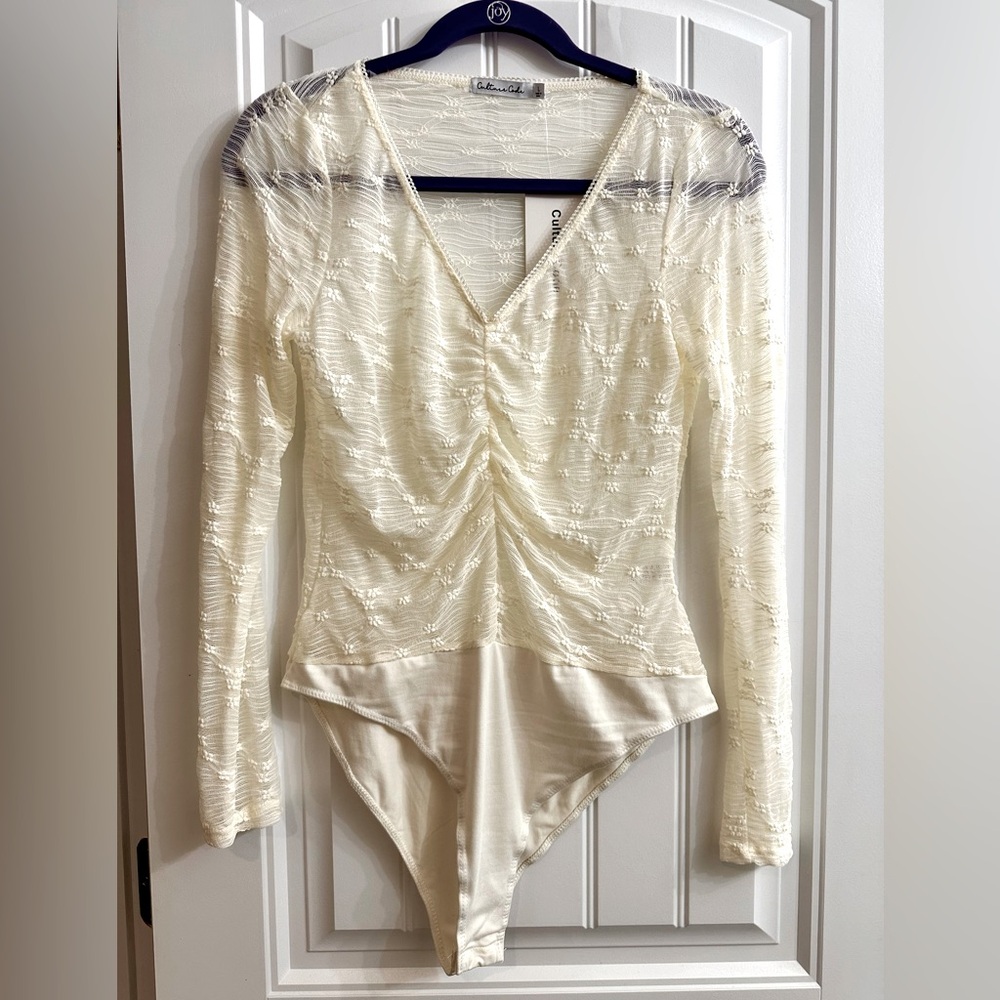 Culture Code Mesh Bodysuit - L